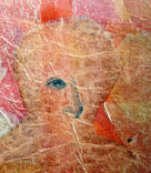 Jane wrote some poems about these experiences and made a tissue-paper and magazine image collage for Jere of women in one of these bars. Heekyung used this collage as a starting point to animate a background for the reading of the Bar Poems.